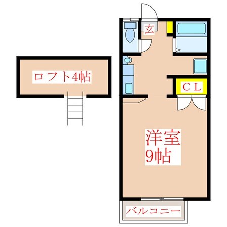 コーポ和の物件間取画像